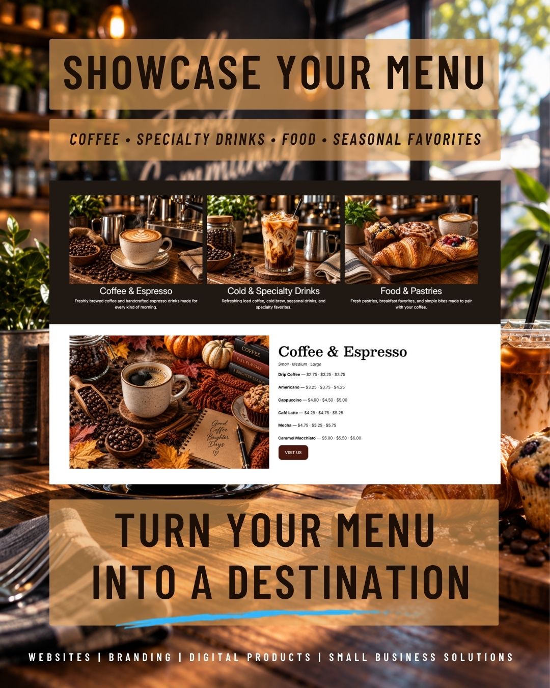 KES Coffee Shop Shopify Website Blueprint