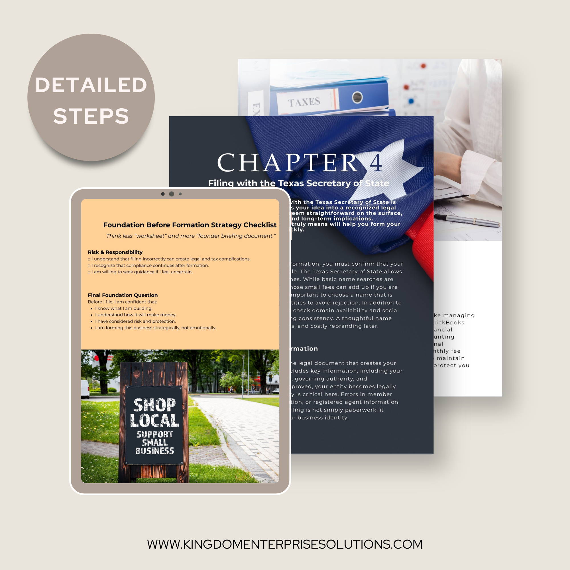 Start a Business Guide & Checklist | Business Formation Planner and Workbook (Digital Download)