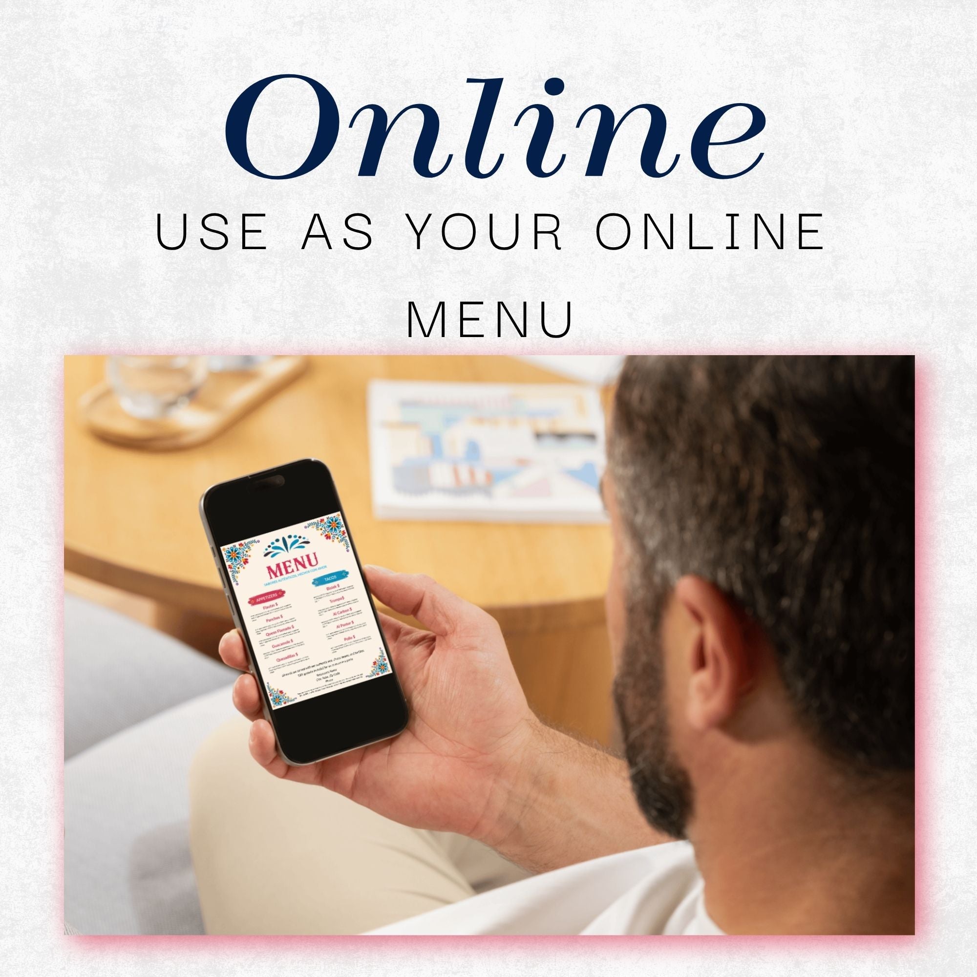 Editable Mexican Restaurant Menu Canva Template (Instant Download)