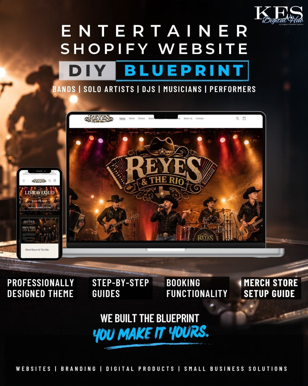 KES Entertainer Shopify Website DIY Blueprint