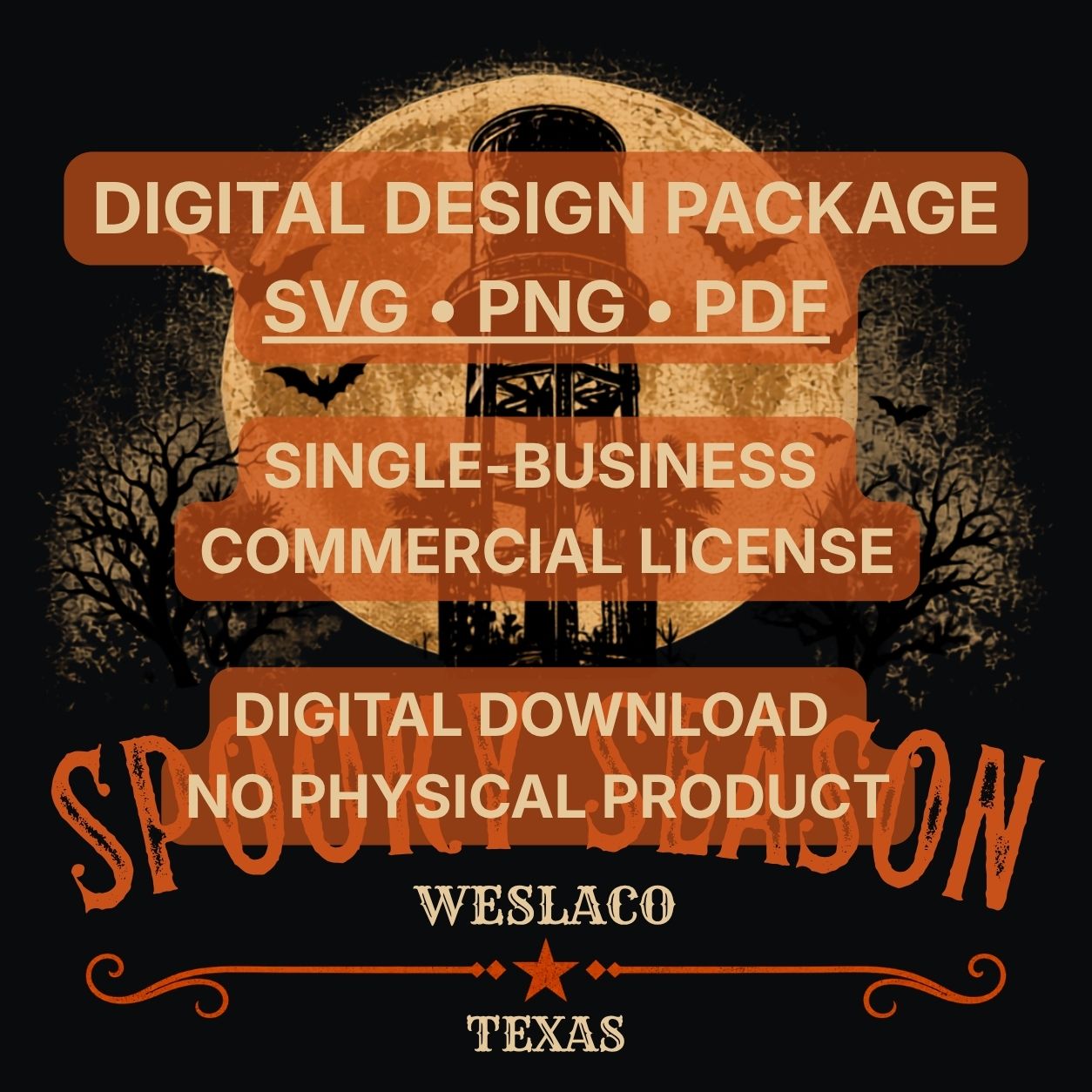 Weslaco Spooky Season | Commercial Digital Design Package