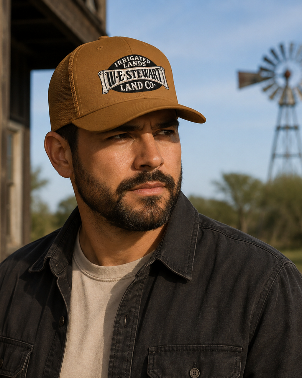 W. E. Stewart Land Co. Weslaco Heritage Trucker Cap